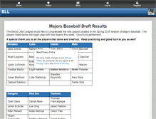 Tablet Screenshot of berlin-littleleague.com